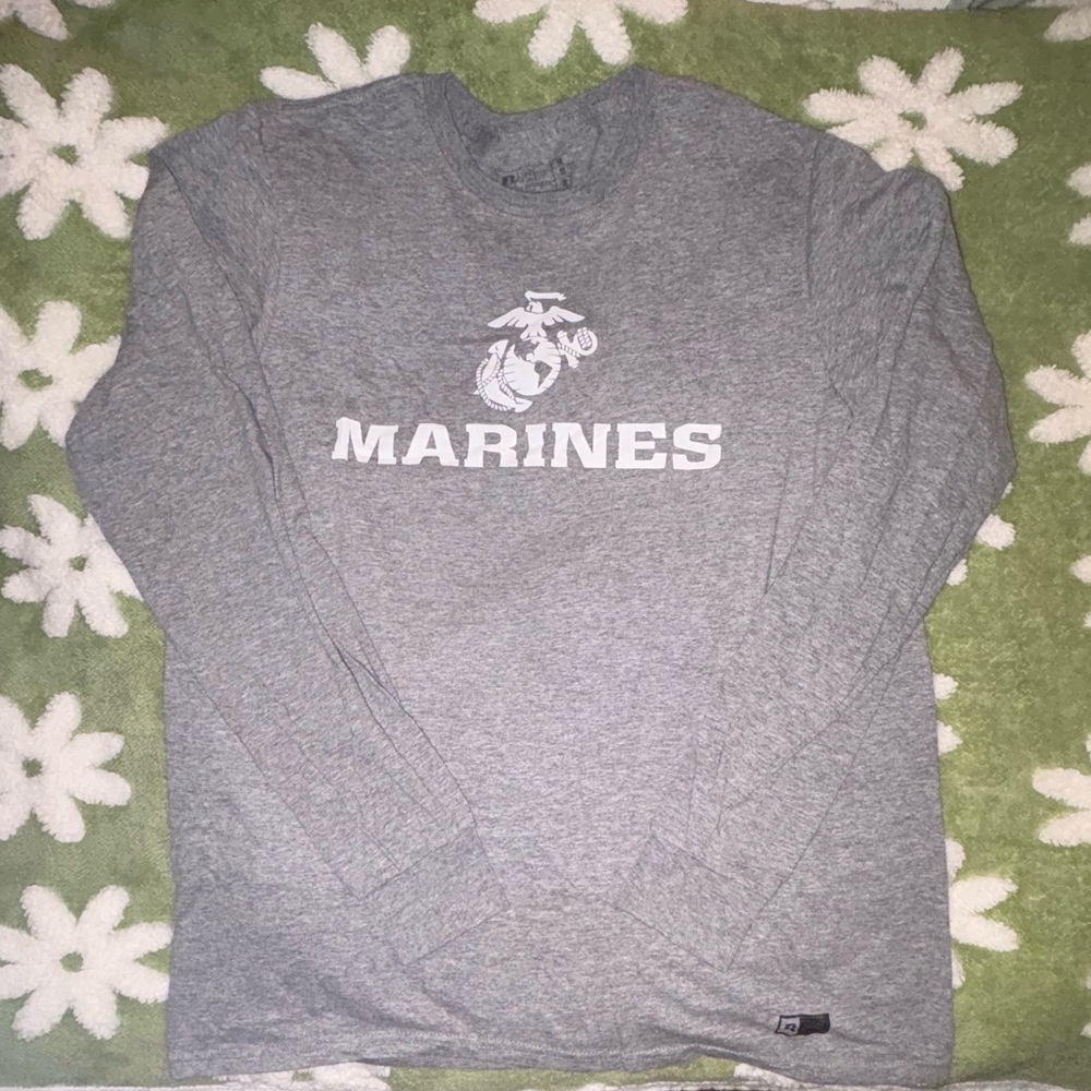 Russel Athletic Marine Corp Long Sleeve Grey